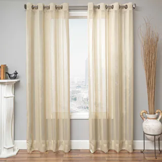 Softline Sedalia Stripe Semi Sheer Curtain Panel