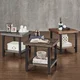 Cyra Industrial Reclaimed Accent End Table by iNSPIRE Q Classic - Thumbnail 0
