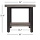 Cyra Industrial Reclaimed Accent End Table by iNSPIRE Q Classic - Thumbnail 10