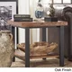 Cyra Industrial Reclaimed Accent End Table by iNSPIRE Q Classic - Thumbnail 2