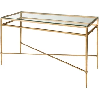 Safavieh Couture High Line Collection Baumgarten Antique Gold Gilt Console Table