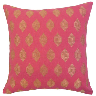 Gal Geometric 18-inch Down and Feather Filled Throw Pillows