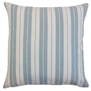 Henley Stripes 18-inch Down and Feather Filled Throw Pillows