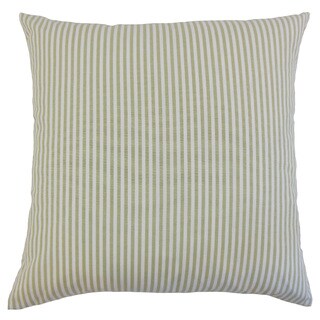 Ira Stripes 18-inch Down and Feather Filled Throw Pillows