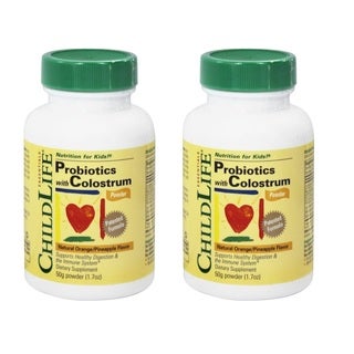 ChildLife Essentials Probiotics with Colostrum 50g Powder (Pack of 2)