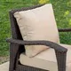 Honolulu Outdoor 3-piece Wicker Chat Set with Cushions by Christopher Knight Home - Thumbnail 3