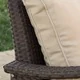 Honolulu Outdoor 3-piece Wicker Chat Set with Cushions by Christopher Knight Home - Thumbnail 4