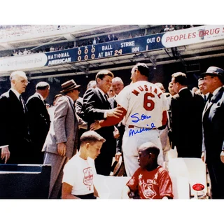 Stan Musial Signed With JFK 11x14 Photo (Stan the Man Auth)