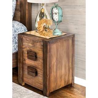 Furniture of America Kailee Rustic Natural Tone 2-drawer Nightstand