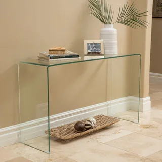 Ramona Glass Console Table by Christopher Knight Home