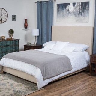Christopher Knight Home Ellington Upholstered Fabric King Bed Set