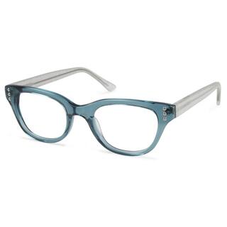 Cynthia Rowley Eyewear CR5020 No. 22 Teal Fade Round Plastic Eyeglasses