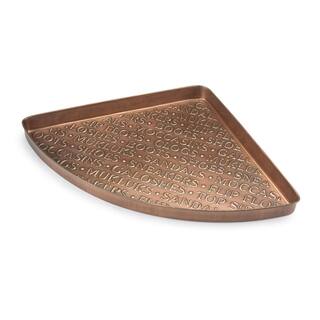 International Multi-Purpose Shoe Tray for Boots, Shoes, Plants, Pet Bowls and More, Copper Finish by Good Directions