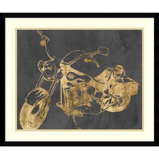 Jennifer Goldberger 'Motorcycle Bling II' Framed Art Print 25 x 21-inch