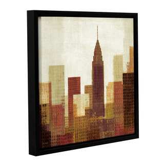 ArtWall Michael Mullan's Summer in The City 3, Gallery Wrapped Floater-framed Canvas - Multi