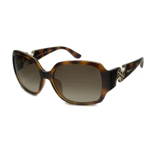 Ferragamo Women's SF642S Rectangular Sunglasses