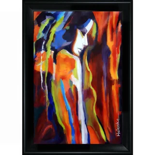 Helena Wierzbicki 'Animus' Framed Fine Art Print on Canvas