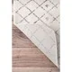 The Curated Nomad Ashbury Beaded Moroccan Trellis Ivory Rug (6'7 x 9') - 6'7 x 9' - Thumbnail 4