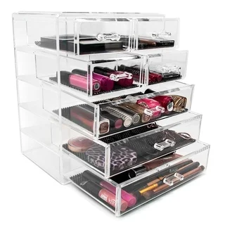 Acrylic Drawer Makeup Organizer with Removable Drawers