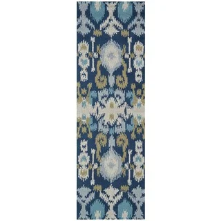 Rizzy Home Country Collection Multicolored Runner Rug (2'6 x 8')