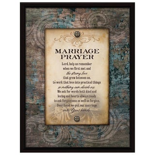 Dexsa Marriage Prayer Wood Plaque with Easel Back
