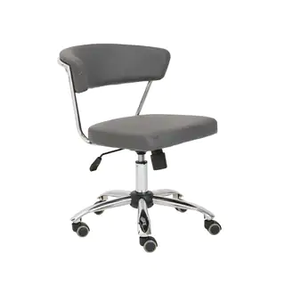 Euro Style Grey/ Chrome Draco Office Chair
