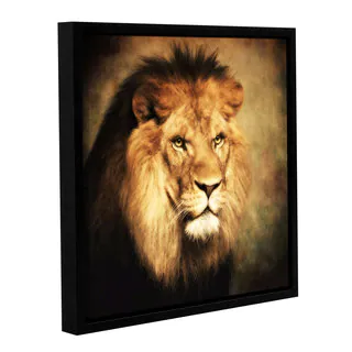 ArtWall Dragos Dumitrascu's The King II, Gallery Wrapped Floater-framed Canvas
