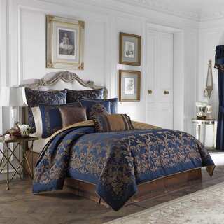Croscill Monroe Blue 4-piece Comforter Set