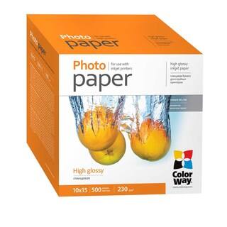 High Glossy ColorWay Photo Paper 4-inch x 6-inch 500sheets 62lb 230gsm