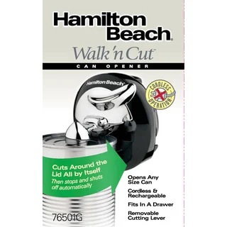 Recertified Hamilton Beach Walk'n Cut Can Opener