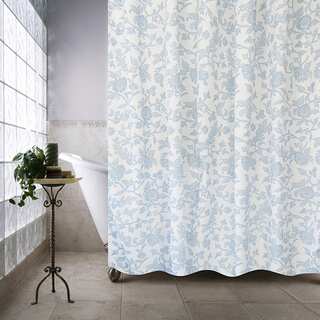 Park B. Smith Floral Swirl Watershed Shower Curtain