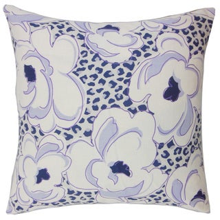 Ohara Floral 18 inch Down and Feather Filled Throw Pillow