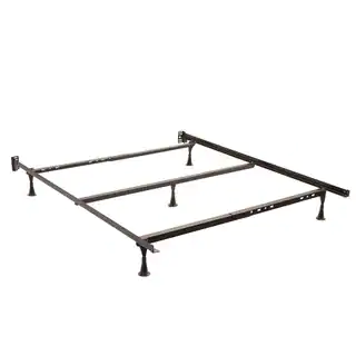 Twin/ Full/ Queen Angle Iron Steel Bed Frame with Cross Support