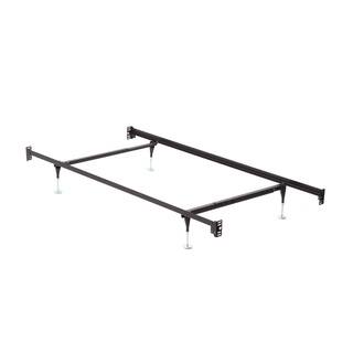 Twin/ Full Bolt On Angle Iron Steel Bed Frame with Headboard and Footboard Brackets