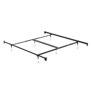 Queen/ King Bolt On Angle Iron Steel Bed Frame with Headboard and Footboard Brackets