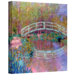 ArtWall 'Claude Monet's Japanese Bridge' Gallery Wrapped Canvas