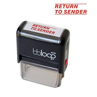 Return To Sender Rectangular Stamp