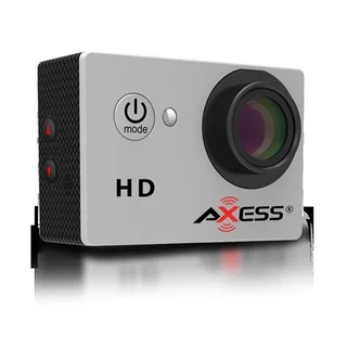 Axess 720p HD Action Camera with Waterproof Housing (Silver)