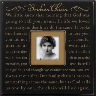 Dexsa Broken Chain Wood Photo Frame