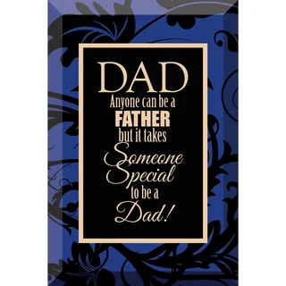 Dexsa Dad, Anyone Beveled Glass Plaque with Easel