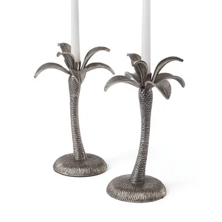 Palm Tree Candleholders