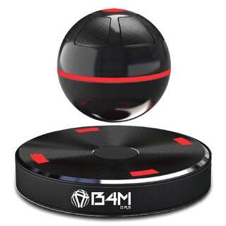 B4M ORB-Dark Black Portable Wireless Bluetooth/ NFC 4.1 Floating Maglev Speaker