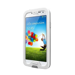 LifeProof 1802-02 FRE White/ Grey Waterproof Phone Case for Samsung Galaxy S4 (Retail Packaging) - Model 1802-02