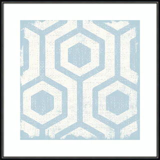 Michael Mullan 'Winter Lattice Tile VIII' Framed Art Print 16 x 16-inch