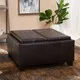 Mansfield Tray-top Storage Ottoman by Christopher Knight Home - Thumbnail 1