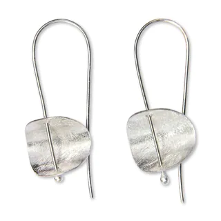 Handmade Sterling Silver 'Urban Minimalism' Earrings (Indonesia)