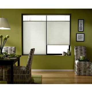 Cordless Top Down Bottom Up Cellular Shades In Cool White (50 to 50.5 Inches Wide)