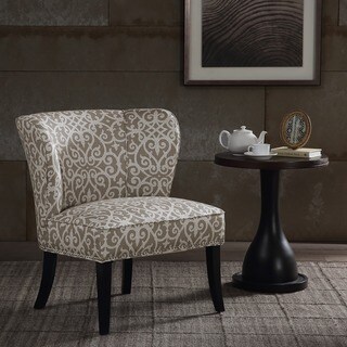 Madison Park Sheldon Armless Accent Chair -- Taupe Color Option