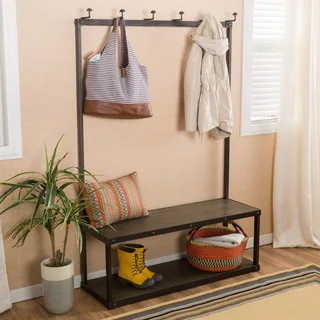 Christopher Knight Home Vigo Entry Bench with Coat Rack