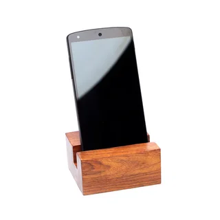 Solid Rosewood Phone Stand (India)